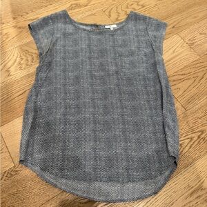 Joie Navy Textured Knit Top